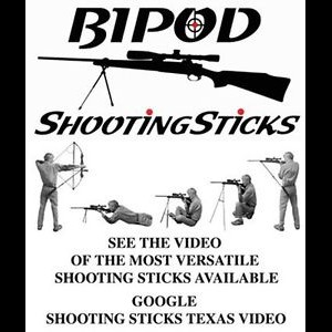 Bipod Shooting Sticks With DVD